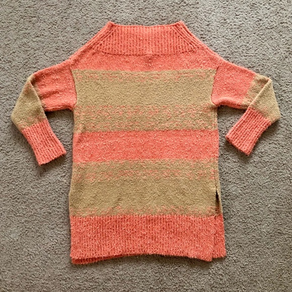 Pilcro Rugby Tunic Sweater Pink Combo - Picture 4 of 9